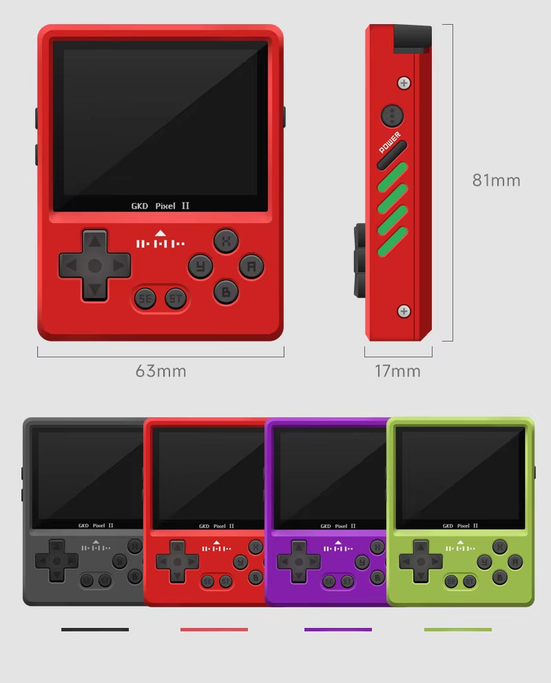 GKD PIXEL 2 Retro Handheld Game Console