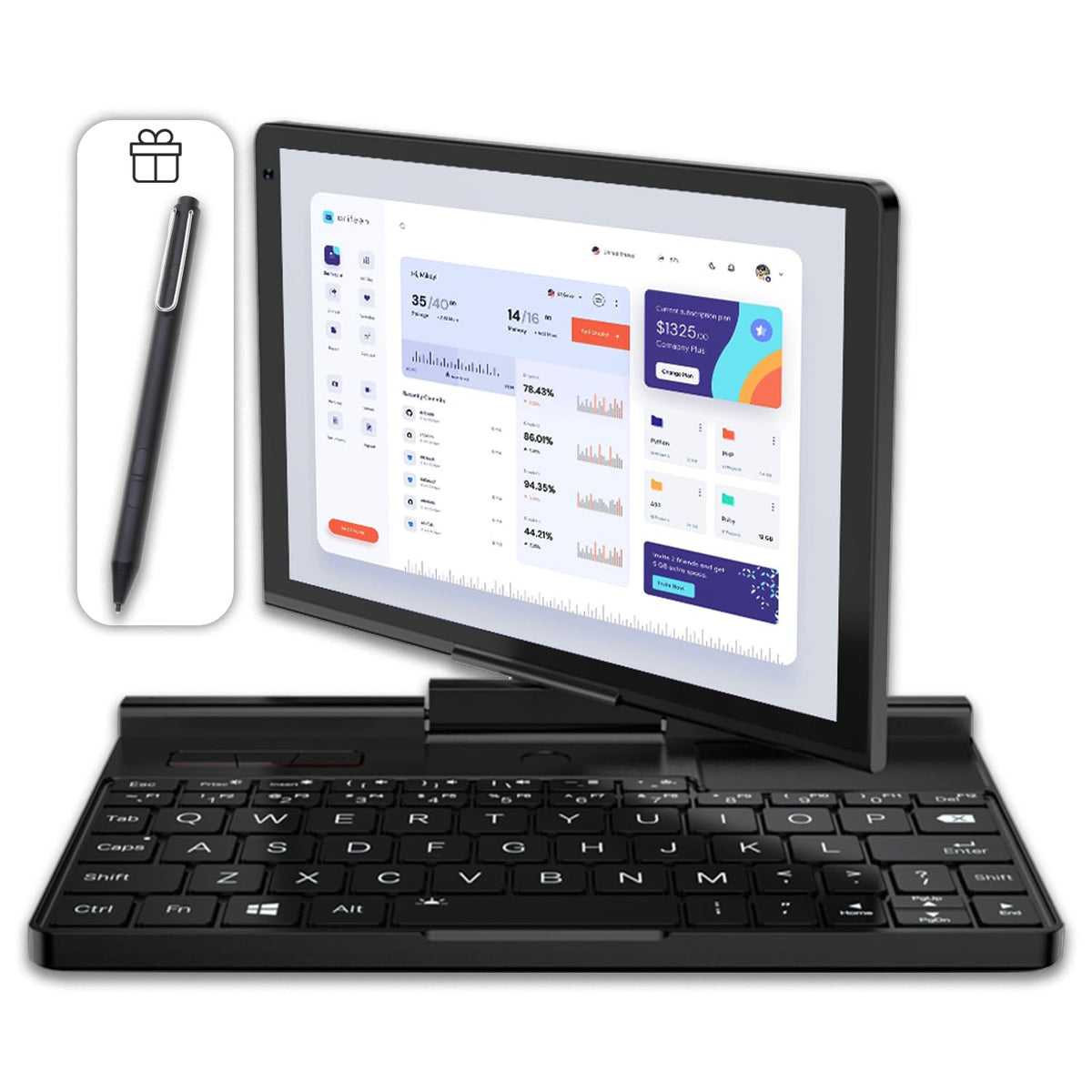 GPD Pocket 3 Mini Laptop with Included Stylus