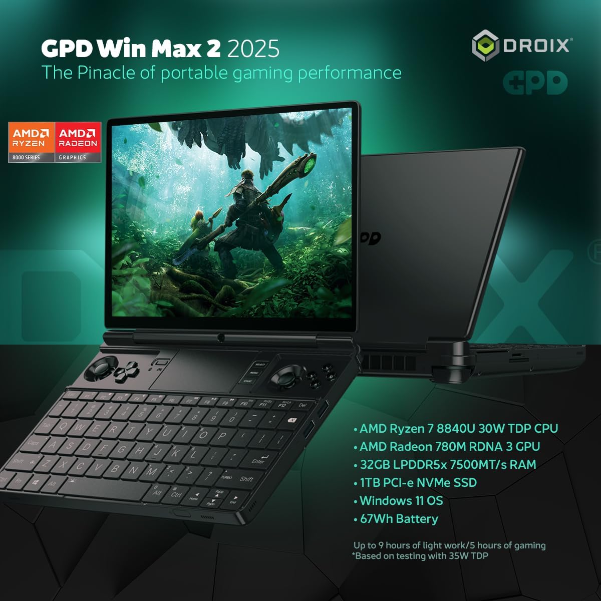 GPD Win MAX 2 2025 Handheld Gaming PC