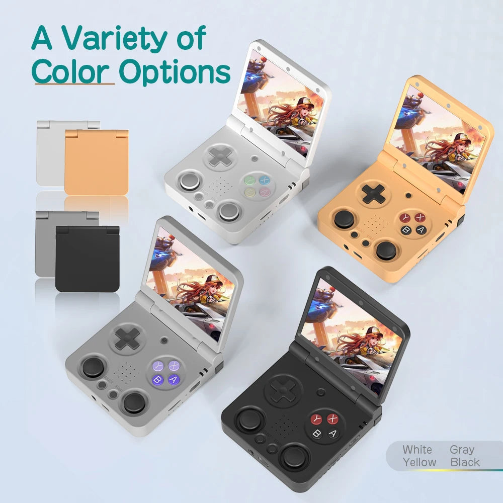 Miyoo Flip Handheld Gaming Console Compact Portable Game Machine for On-the-Go Entertainment