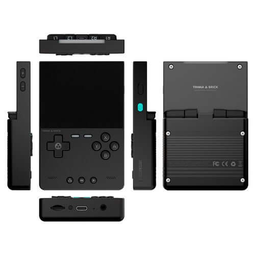 Trimui Brick Handheld-Spielkonsole, 256 GB TF-Karte, 3,2-Zoll-IPS-Bildschirm (1024 x 768), 8 GB eMMC-Speicher, 5 Stunden Akkulaufzeit, Typ-C-Schnellladung