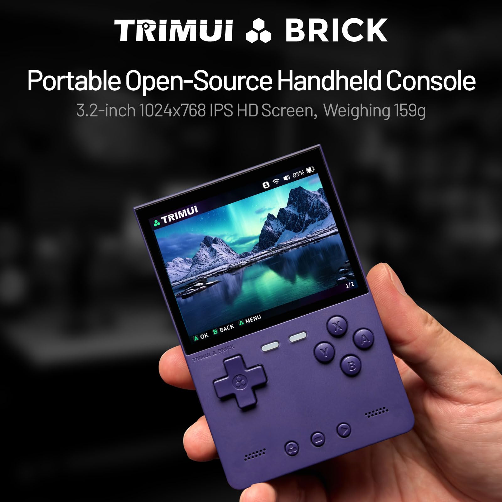 Trimui Brick Retro-Spielkonsole mit 128 TF-Karte 